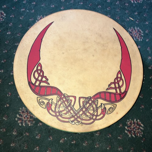 Vintage celtic bodhrán drum - bodhrán,