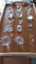 18 swarovski crystal figurines