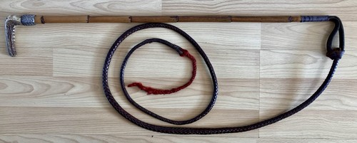 Antique swaine hunt whip - hunt, whip.