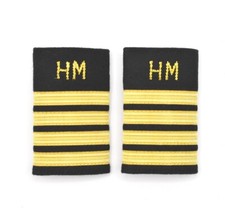 Epaulettes Gold 4 Bars HM for
