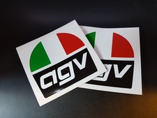 2 x AGV Helmet Stickers Race &