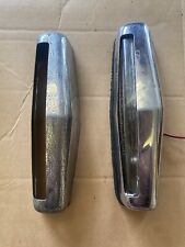 Austin A40 Mk1 Rear Bumper Number Plate Light Chrome Cap & Glass Lucas L649