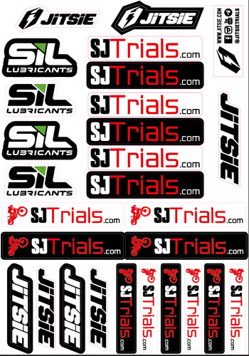 Jitsie sticker sheet sj - a5,