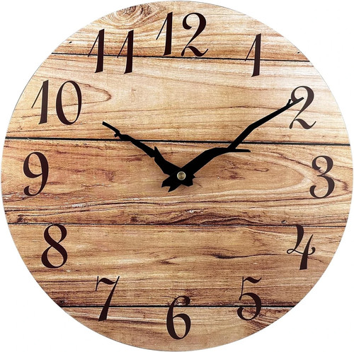 Small wall clock - wall, frameless