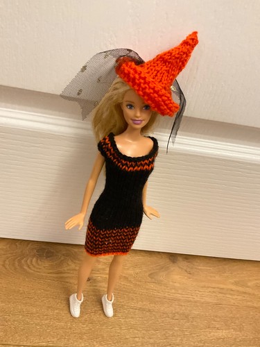 New hand knitted halloween - hand,