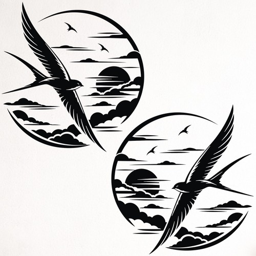 Swift motorhome decals - x2,