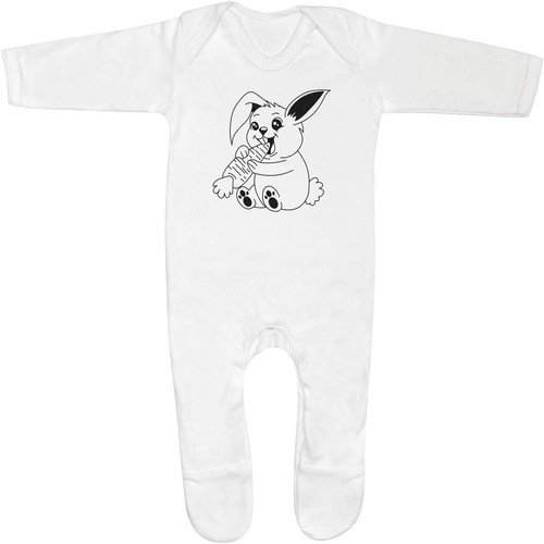 Rabbit with carrot baby - carrot',