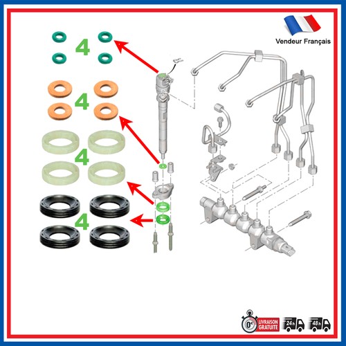 Diesel injector seal - diesel, kit
