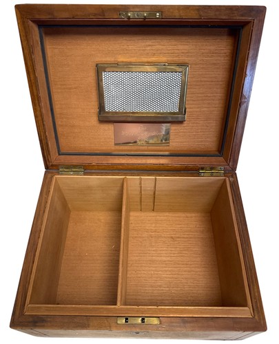 Antique wood cigar - wood, humidor