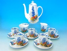 Vibrant shelley coffee set - coffee,