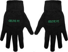 Celtic F.C Knitted Gloves Junior Official Merchandise