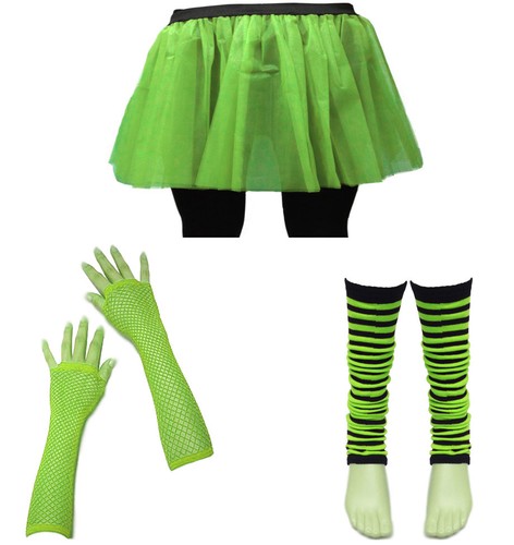 Neon tutu skirt leg - neon,