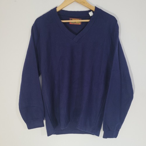 Mens vintage jumper - vintage, blue