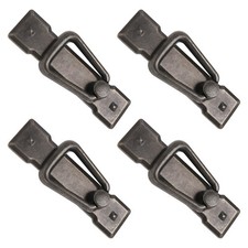 4x Vintage Drop Handles Antique Bronze Door Ring Pull Handles Drawer Pulls