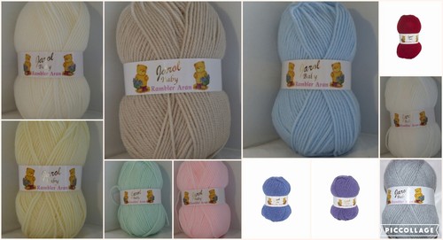 Aran wool yarn 100g colours - wool,