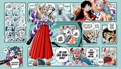 One piece playmat yamato ccg - one,