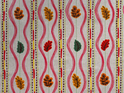 Falling leaves multi fabric - falling,