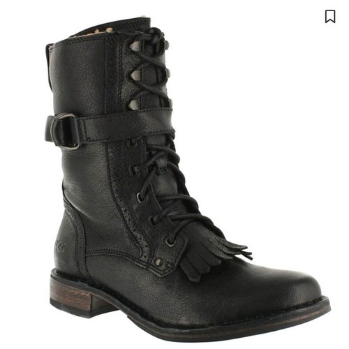 Ugg black leather lace - ugg,