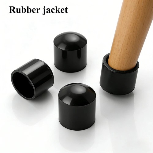 Rubber chair ferrule - 4x,