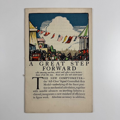 Booklet great step - great, forward
