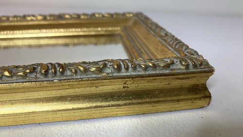 Vtg ornate gold wood - ornate,