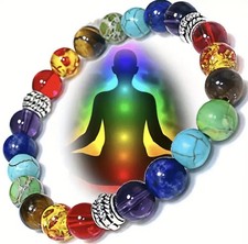 7 chakra bracelet natural stone ?️?