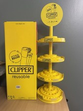 Clipper Round Carousel Display Collectors Stand for 192 Design Lighters - 4 Tier