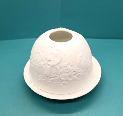 White bird bisque porcelain - bird,
