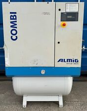 Almig Combi 11 Receiver Mounted Rotary Screw Compressor + Dryer! 11Kw, 57Cfm!