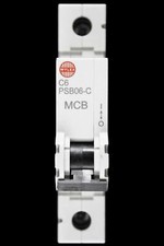 WYLEX 6 AMP CURVE C 10kA MCB