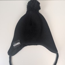 N-Dubz Beanie Hat Black Pom