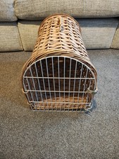 Vintage Wicker Cat Carrier