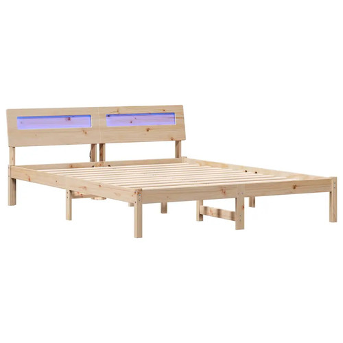 Bed frame with headboard solid - bed,