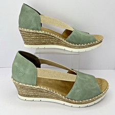 Rieker Mint green Leather