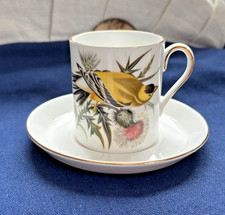 Royal Tuscan Demitasse Cup & Saucer – Goldfinch – Fine Bone China England