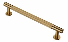 Carlisle Brass KNURLED Cabinet Handles T Bar Handles & Knobs BRUSHED SATIN BRASS