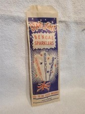 Vintage Firework Starlight "Bengal Sparklers" by Contimetal Ltd Empty Packet
