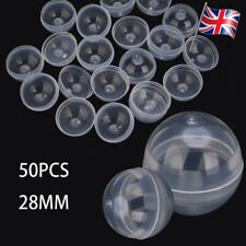 50pcs 28mm Dia Pack Vending Round Toy Capsule For Ball Machine Party Favor Boxes