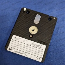 CF2 3" Floppy Disk Self Adhesive Labels, A4 Sheet of 8 - Amstrad/Amsoft Branded