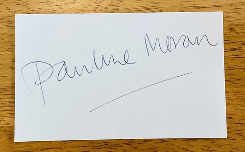 Pauline moran signed - moran,