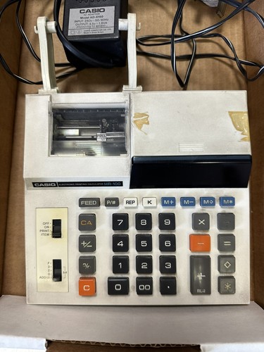 Casio 100 printing - casio,