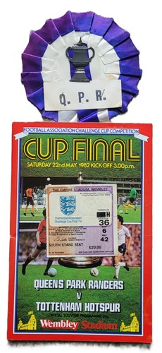 Qpr spurs football programme - v,