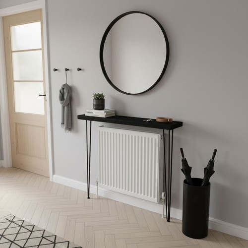 Rustic console table radiator - console,