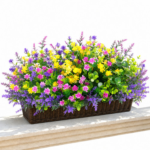 12pcs artificial flowers fake - artificial,