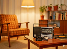 Vintage Grundig Hit Boy 310 Portable Radio – FM / LW / MW, 3 Band – Retro