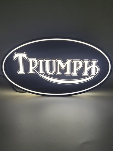 Triumph light box sign - triumph,