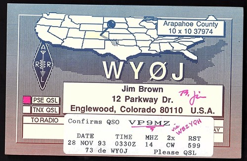 Qsl qso radio card - qsl,