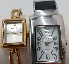 2 ladies watches Avia gold colour/Eve Mon Crois silver colour    K12