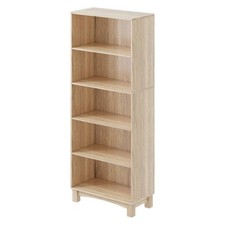 5 Tier Wooden Bookcase Tall