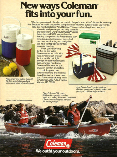 1985 coleman outdoors - coleman,